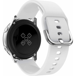 Riff silikona siksniņa-aproce priekš Samsung Galaxy Watch ar platumu 20mm Balta