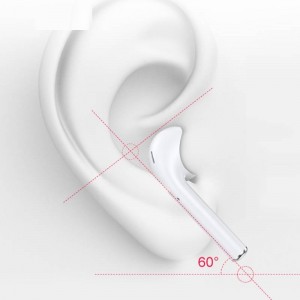 Ikaku KSC-503 TWS Bezvadu Austina ar Bluetooth un mikrofonu in ear White