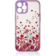 Riff Flower design Aizmugures Maks priekš Apple iPhone 12 Pro Max Violet