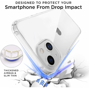 Riff 0.5 mm Защитный Чехол Телефона Anti Shock для IPhone 13 PRO Прозрачный