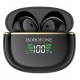 Borofone BW30 TWS 5.3 BT Беспроводные наушники с LED экраном / 4h автономной раб. Black