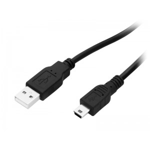 PRL Przyłącze USB A - mini B  1m  BLISTER