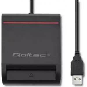 Qoltec Q-50642 ID Karšu Lasītājs USB 2.0