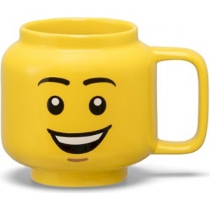 Lego Head Happy Boy Керамическая Kружка 255 ml