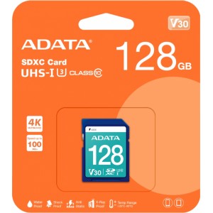 Adata 128GB SDXC UHS-I U3 V30S Карта памяти
