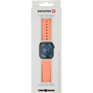 Swissten Silikona Siksniņa priekš Apple Watch 42 / 44 / 45 / 49 mm