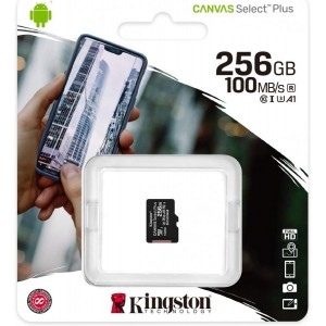 Kingston Canvas Select Plus 256GB MicroSDXC Atmiņas karte