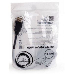 Gembird HDMI (19pin) to VGA (15pin) Adapteris + Audio kabelis