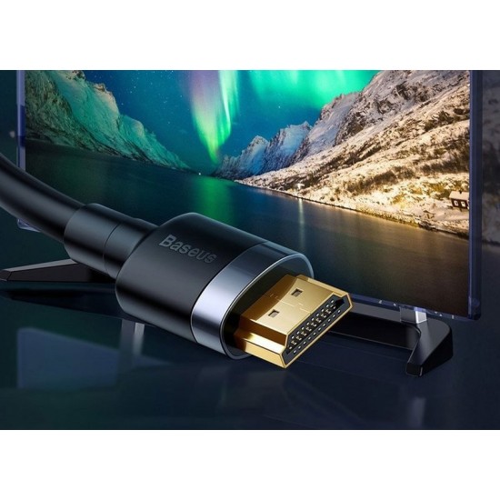 Baseus Cafule HDMI 2.0 Cable 4K FULL HD 3D 3m Black-gray