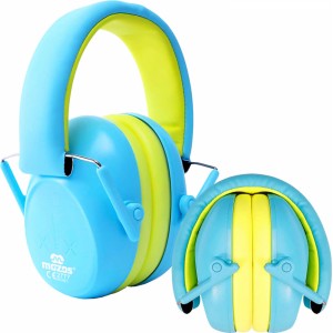 4Kom.pl Anti-noise ear muffs for children 3 noise-dampening headphones for the plane Blue protectors