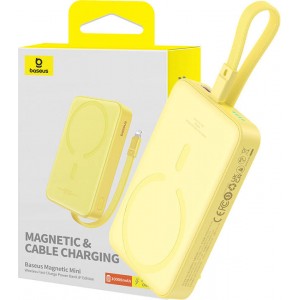 Baseus Powerbank Baseus Magnetic Mini 10000mAh 20W MagSafe (yellow)