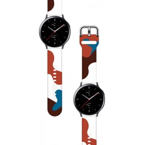 Hurtel Strap Moro Band For Samsung Galaxy Watch 46mm Silicone Strap Watch Bracelet Pattern 8 (universal)