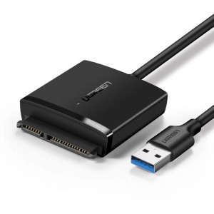 Ugreen USB3.0 adapter for 2.5'' / 3.5'' SATA disk black (CM257) (universal)