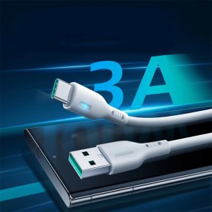 Joyroom USB cable - USB C 3A 1.2m Joyroom S-UC027A13 - white (universal)