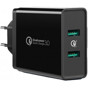 Ugreen charger 2xUSB-A 36W QC3.0 black (CD161) (universal)