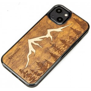 Bewood Wooden case for iPhone 13 Bewood Imbuia Mountains (universal)