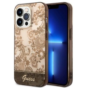 Guess GUHCP14XHGPLHC iPhone 14 Pro Max 6.7" ocher hardcase Porcelain Collection (universal)