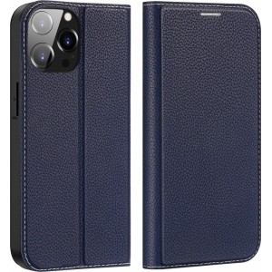 Dux Ducis Skin X2 case for iPhone 14 Pro Max case with magnetic flap blue (universal)