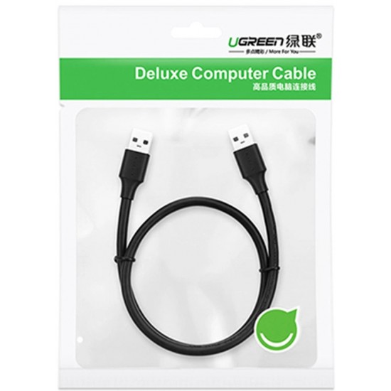 Ugreen USB cable - USB 2.0 480Mb/s 0.25m black (US102) (universal)