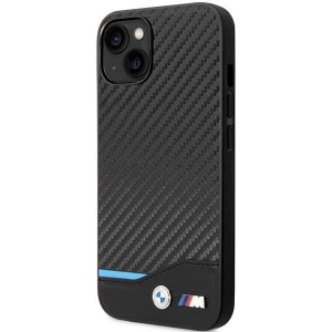 BMW Case BMW BMHCP13M22NBCK iPhone 13 6.1" black/black Leather Carbon (universal)