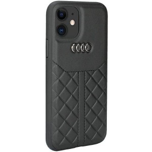 Audi Genuine Leather iPhone 11 / Xr 6.1" black/black hardcase AU-TPUPCIP11R-Q8/D1-BK (universal)