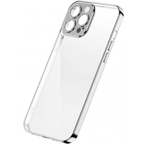 Joyroom Chery Mirror Case Cover for iPhone 13 Pro Metallic Frame Silver (JR-BP908 silver) (universal)