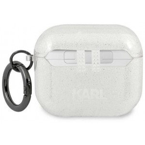 Karl Lagerfeld KLA3UCHGS AirPods 3 cover srebrny/silver Glitter Choupette (universal)