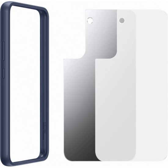 Samsung Frame Cover Case for Samsung Galaxy S22 + (S22 Plus) SM-S906B / DS Navy Blue (EF-MS906CNEGWW) (universal)