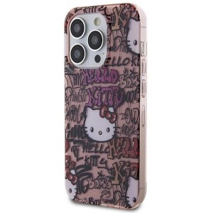 Hello Kitty IML Tags Graffiti case for iPhone 15 Pro Max - pink (universal)