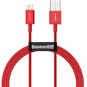 Baseus Superior USB - Lightning cable 2.4 A 1 m red (CALYS-A09) (universal)