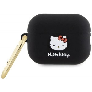 Hello Kitty Silicone 3D Kitty Head Case for AirPods Pro 2 (2022/2023) - Black (universal)