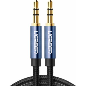Ugreen AUX audio cable straight minijack 3.5 mm 1m blue (AV112) (universal)