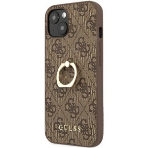 Guess GUHCP13S4GMRBR iPhone 13 mini 5.4" brown/brown hardcase 4G with ring stand (universal)