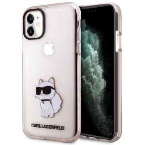 Karl Lagerfeld KLHCN61HNCHTCP iPhone 11 / Xr 6.1" pink/pink hardcase Ikonik Choupette (universal)