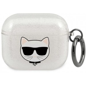 Karl Lagerfeld KLA3UCHGS AirPods 3 cover srebrny/silver Glitter Choupette (universal)