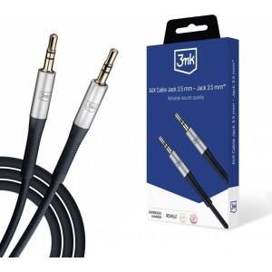 3Mk Protection Accessories - 3mk AUX Cable Jack 3.5 mm - Jack 3.5 mm (universal)