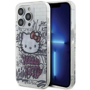 Hello Kitty IML Kitty On Bricks Graffiti case for iPhone 13 Pro Max - white (universal)