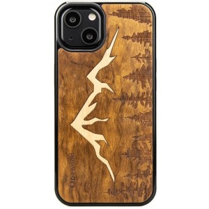 Bewood Wooden case for iPhone 13 Bewood Imbuia Mountains (universal)