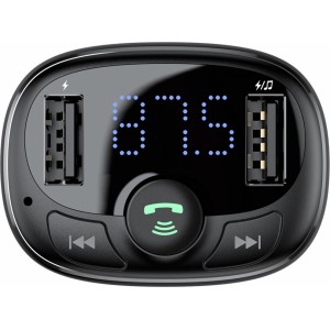 Baseus Bluetooth transmitter / car charger Baseus S-09A (Overseas Edition) - black (universal)