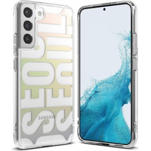 Ringke Fusion Design Armored Case Cover with Gel Frame for Samsung Galaxy S22 + (S22 Plus) transparent (Seoul) (F593R89) (universal)