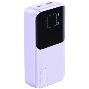 Joyroom powerbank 30W 10000mAh with built-in Lightning and USB-C cables purple (JR-PBC06) (universal)