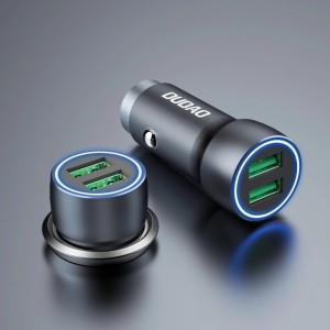 Dudao fast car charger 2 x USB 3A 18W gray (R4+) (universal)