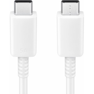 Samsung USB C cable 480Mbps 5A 1m Samsung EP-DN975BWEGWW - white (universal)