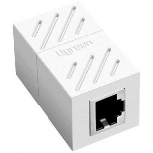 Ugreen coupler network cable coupler RJ45 network coupler white (20311) (universal)