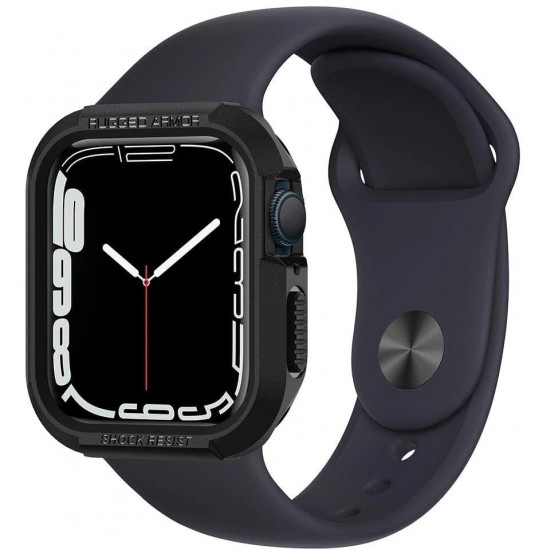 Spigen RUGGED ARMOR Apple Watch 4/5/6/7/8/SE (44/45MM) BLACK (universal)