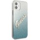 Guess GUHCP12SPCUGLSBL iPhone 12 mini 5.4" blue/blue hardcase Glitter Gradient Script (universal)