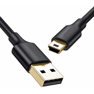 Ugreen cable USB - mini USB 480 Mbps cable 1.5 m black (US132 10385) (universal)