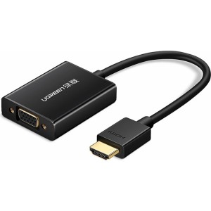 Ugreen cable adapter cable HDMI (male) - VGA (female) black (MM102) (universal)