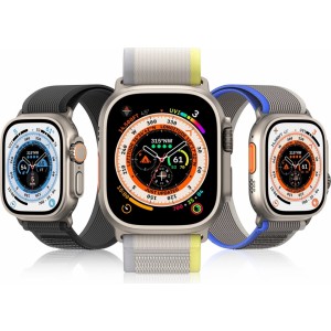 Dux Ducis Sport Velcro Strap for Apple Watch 9 / 8 / 7 / 6 / SE / 5 / 4 / 3 / 2 / 1 (38, 40, 41 mm) Dux Ducis Strap YJ Version - yellow-beige (universal)