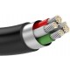Ugreen cable USB - mini USB 480 Mbps cable 1.5 m black (US132 10385) (universal)